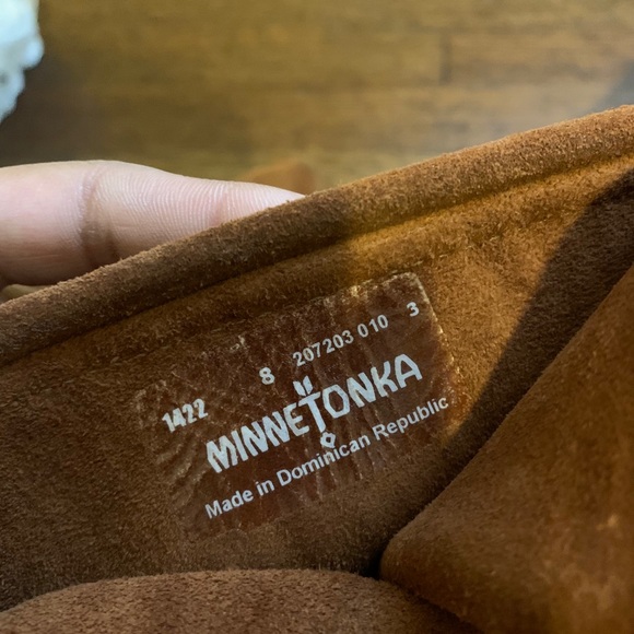 Minnetonka Lace Up Moccasin Boots - Picture 3 of 4